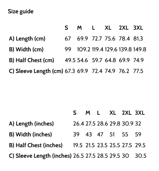 SIZE GUIDE