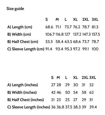 SIZE GUIDE