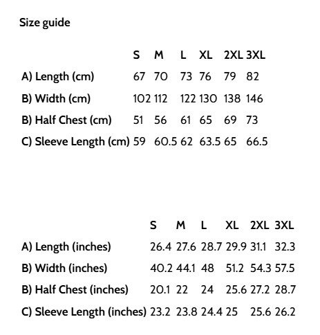 SIZE GUIDE