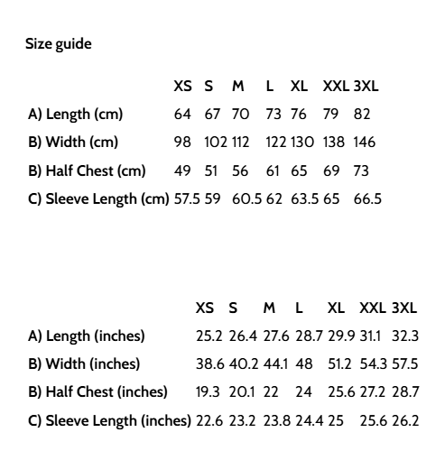 SIZE GUIDE