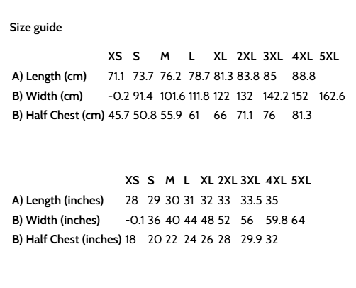 SIZE GUIDE