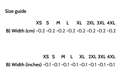SIZE GUIDE