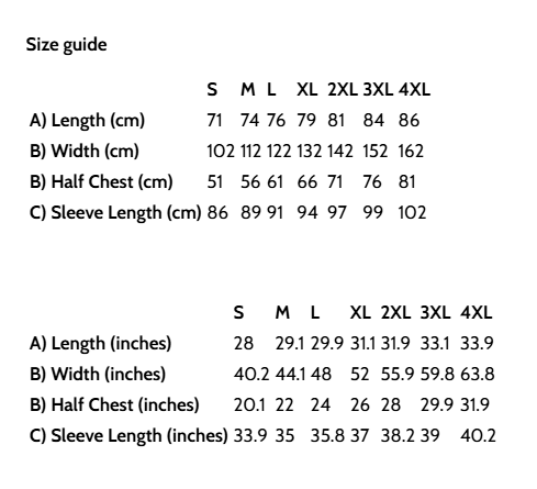 SIZE GUIDE