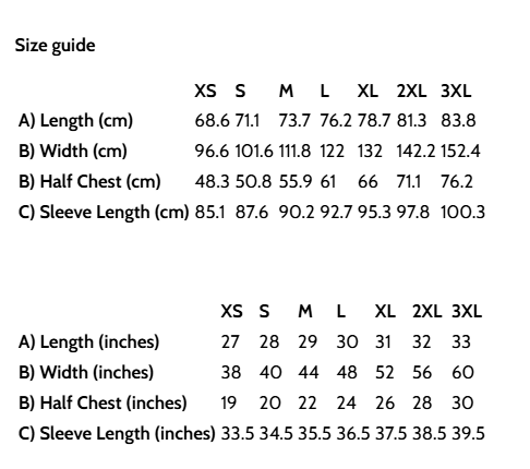 SIZE GUIDE
