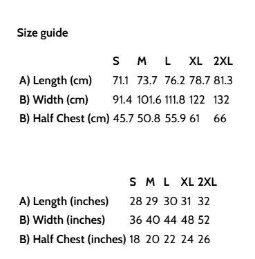 SIZE GUIDE